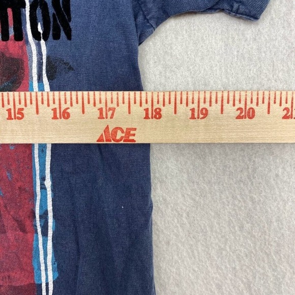 David Buffalo Bitton Graphic Tee Thrifted Vintage Style Size M - Picture 4 of 11